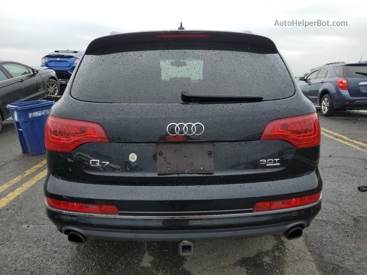 2015 Audi Q7 Premium Plus Черный vin: WA1LGAFE0FD030466