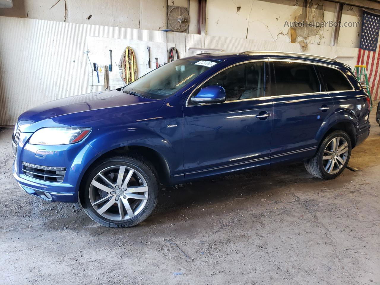 2015 Audi Q7 Premium Plus Blue vin: WA1LGAFE1FD015622