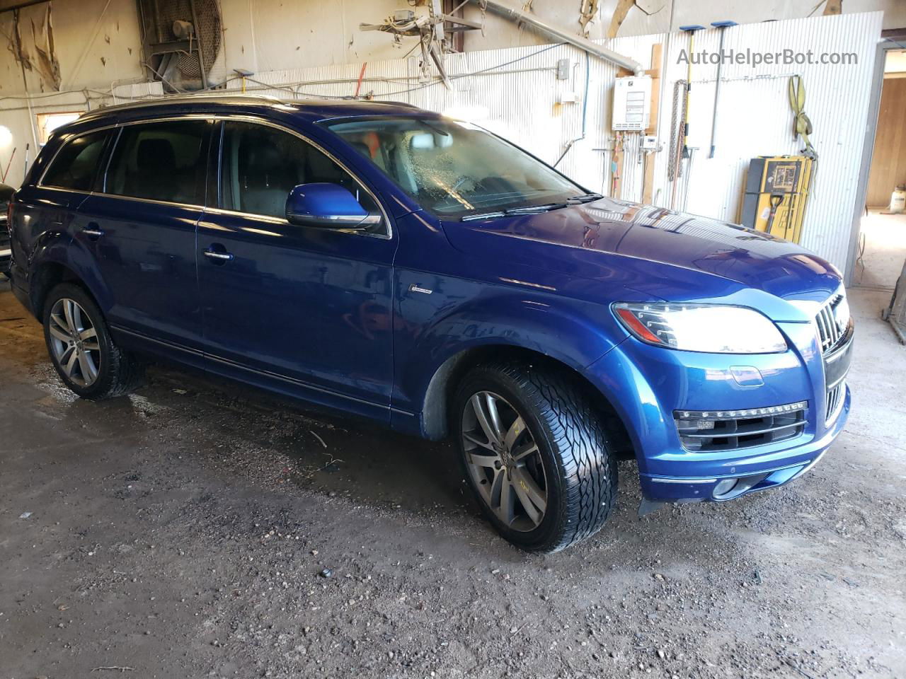 2015 Audi Q7 Premium Plus Blue vin: WA1LGAFE1FD015622