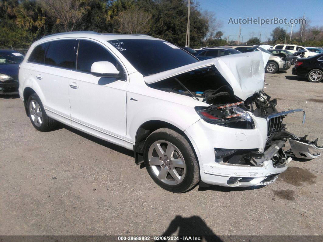 2015 Audi Q7 3.0t Premium White vin: WA1LGAFE1FD020643