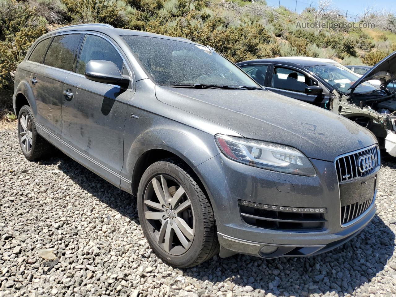 2015 Audi Q7 Premium Plus Gray vin: WA1LGAFE1FD025387