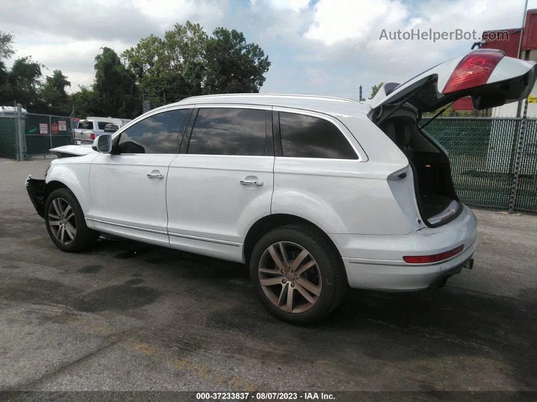 2015 Audi Q7 3.0t Premium White vin: WA1LGAFE1FD030945