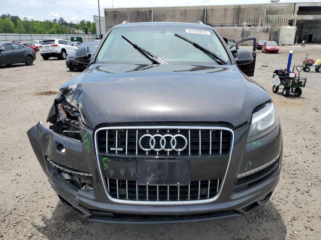 2015 Audi Q7 Premium Plus Charcoal vin: WA1LGAFE2FD001969