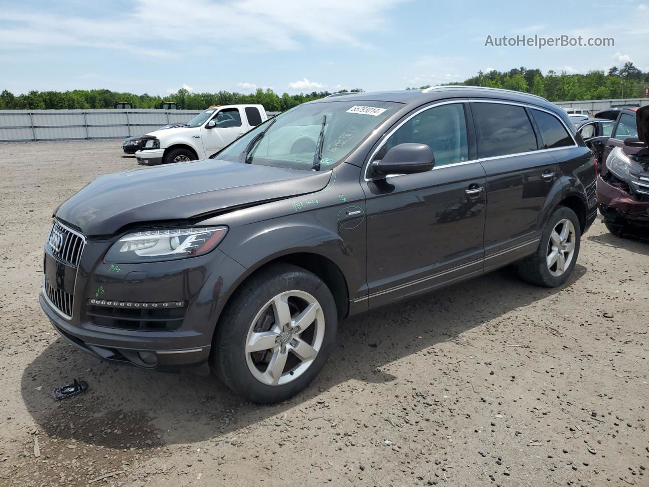 2015 Audi Q7 Premium Plus Charcoal vin: WA1LGAFE2FD001969