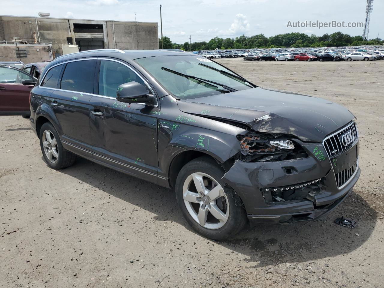 2015 Audi Q7 Premium Plus Charcoal vin: WA1LGAFE2FD001969