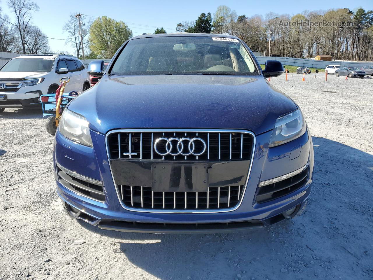 2015 Audi Q7 Premium Plus Blue vin: WA1LGAFE2FD014110