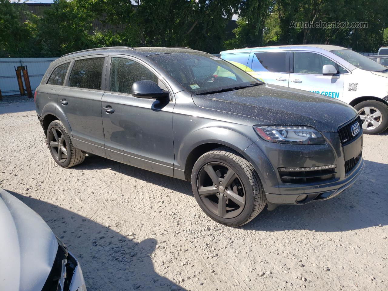 2015 Audi Q7 Premium Plus Green vin: WA1LGAFE2FD029125