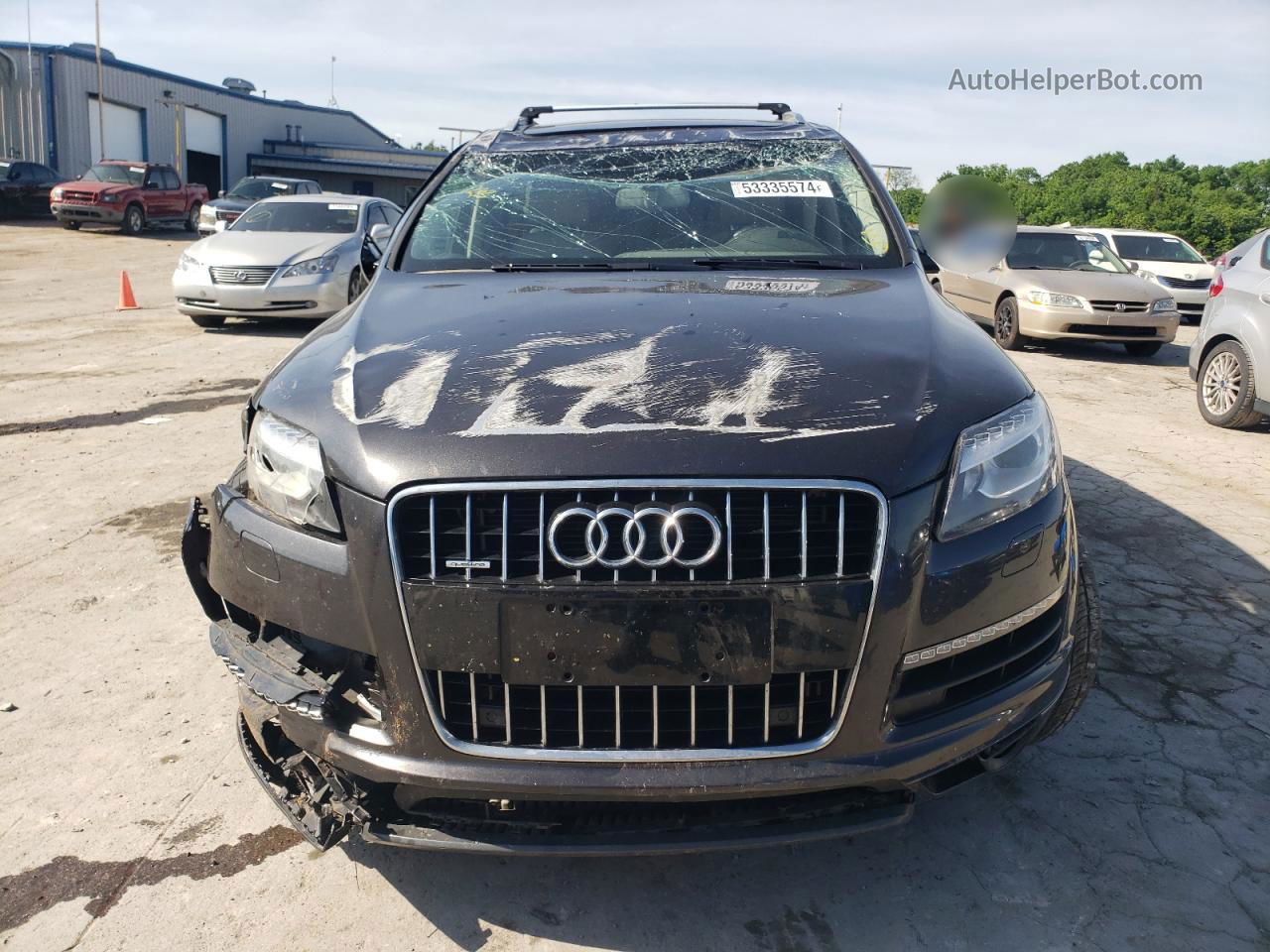 2015 Audi Q7 Premium Plus Gray vin: WA1LGAFE3FD003410