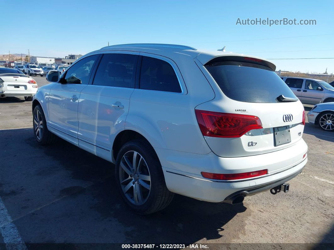 2015 Audi Q7 3.0t Premium White vin: WA1LGAFE3FD014553