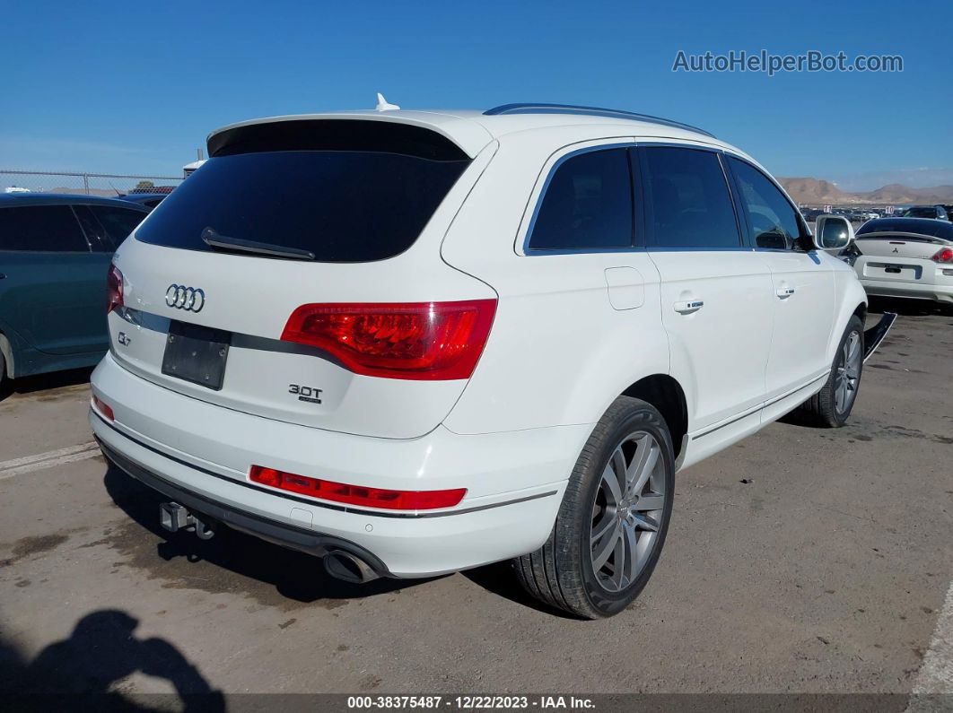 2015 Audi Q7 3.0t Premium White vin: WA1LGAFE3FD014553