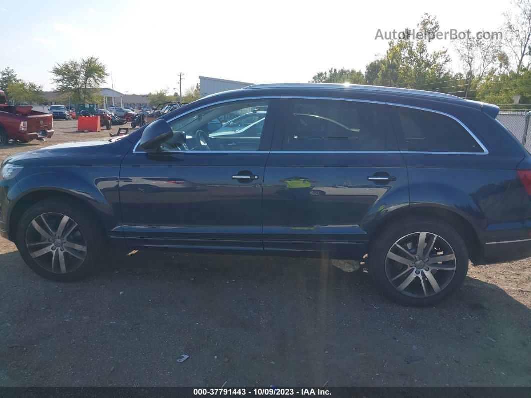 2015 Audi Q7 3.0t Premium Plus Blue vin: WA1LGAFE3FD017520