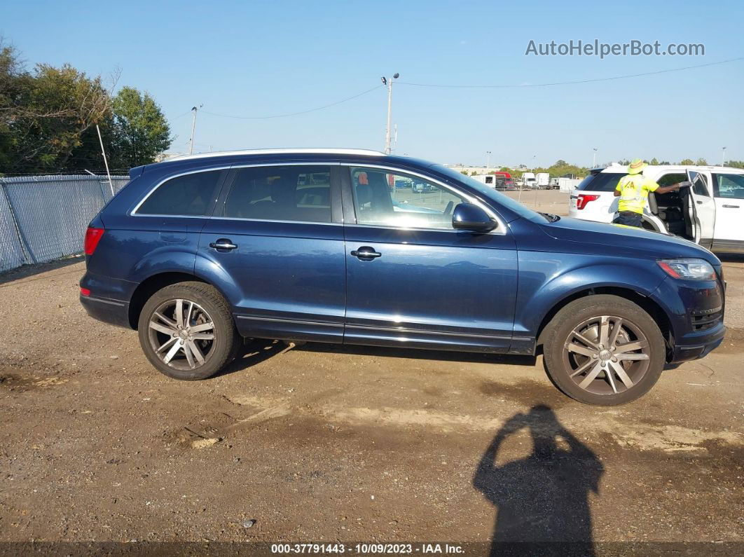 2015 Audi Q7 3.0t Premium Plus Blue vin: WA1LGAFE3FD017520