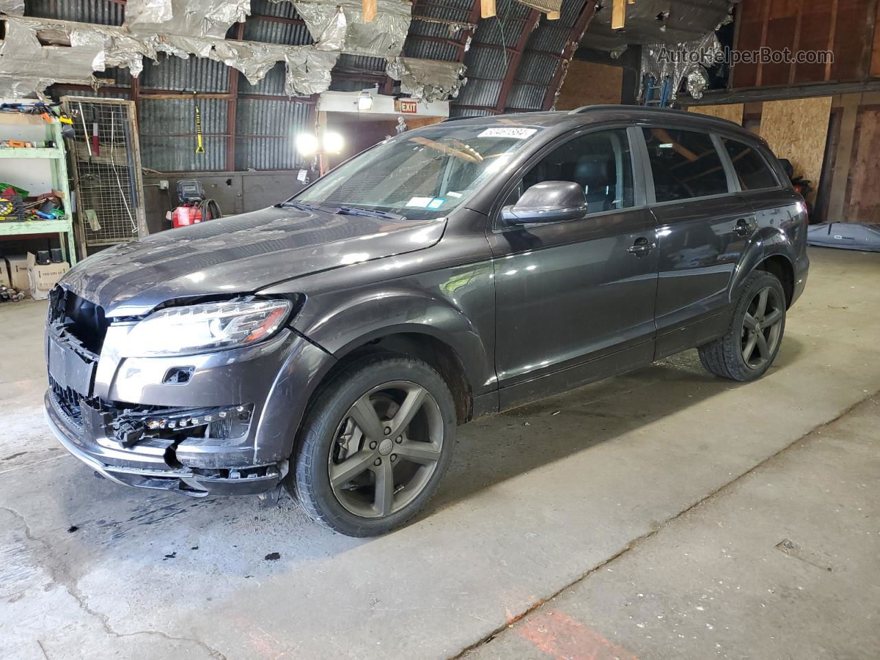 2015 Audi Q7 Premium Plus Угольный vin: WA1LGAFE3FD018277