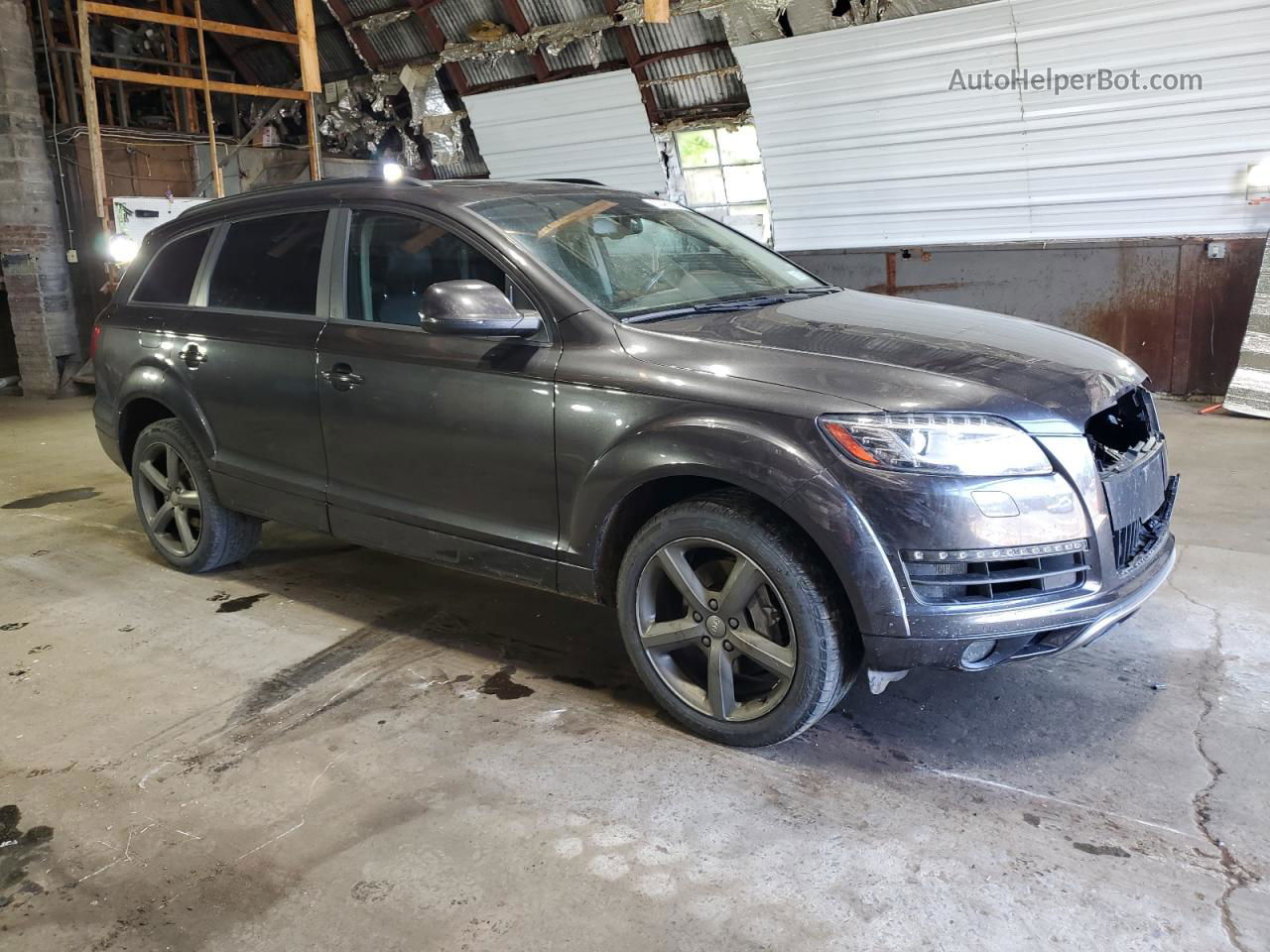 2015 Audi Q7 Premium Plus Угольный vin: WA1LGAFE3FD018277