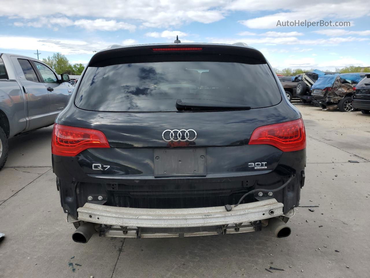 2015 Audi Q7 Premium Plus Black vin: WA1LGAFE3FD019770