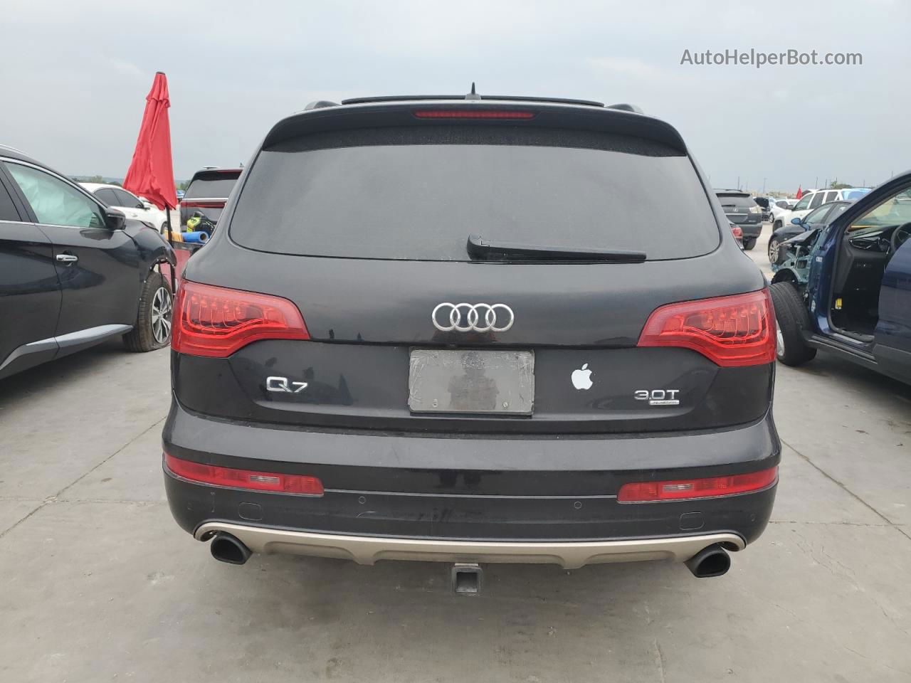 2015 Audi Q7 Premium Plus Black vin: WA1LGAFE3FD021695