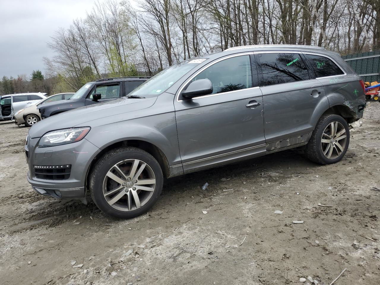 2015 Audi Q7 Premium Plus Gray vin: WA1LGAFE3FD022748