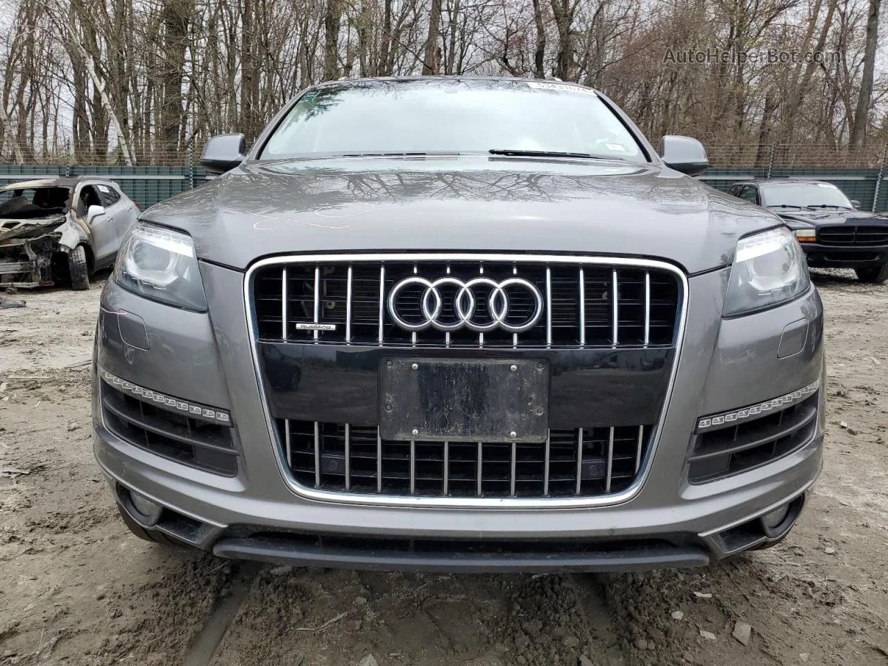 2015 Audi Q7 Premium Plus Серый vin: WA1LGAFE3FD022748