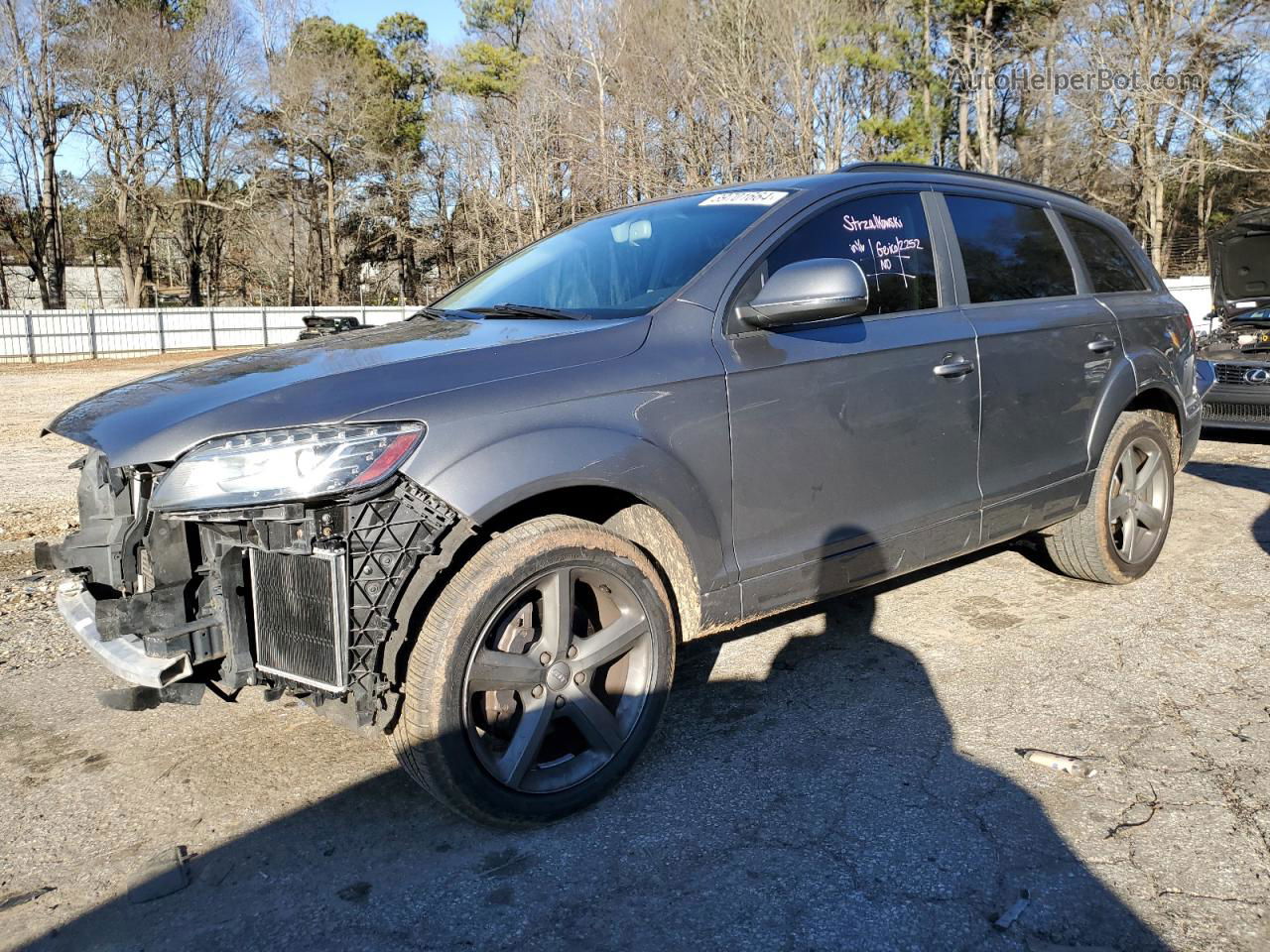 2015 Audi Q7 Premium Plus Charcoal vin: WA1LGAFE3FD023219