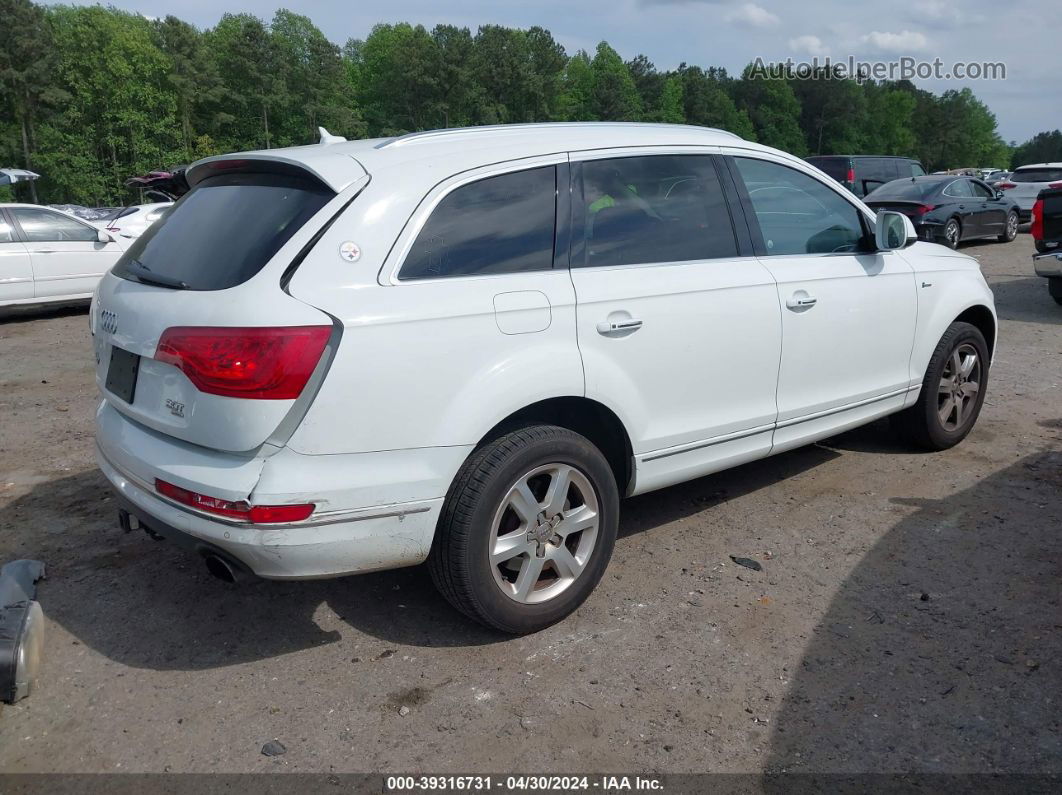 2015 Audi Q7 3.0t Premium White vin: WA1LGAFE3FD024516