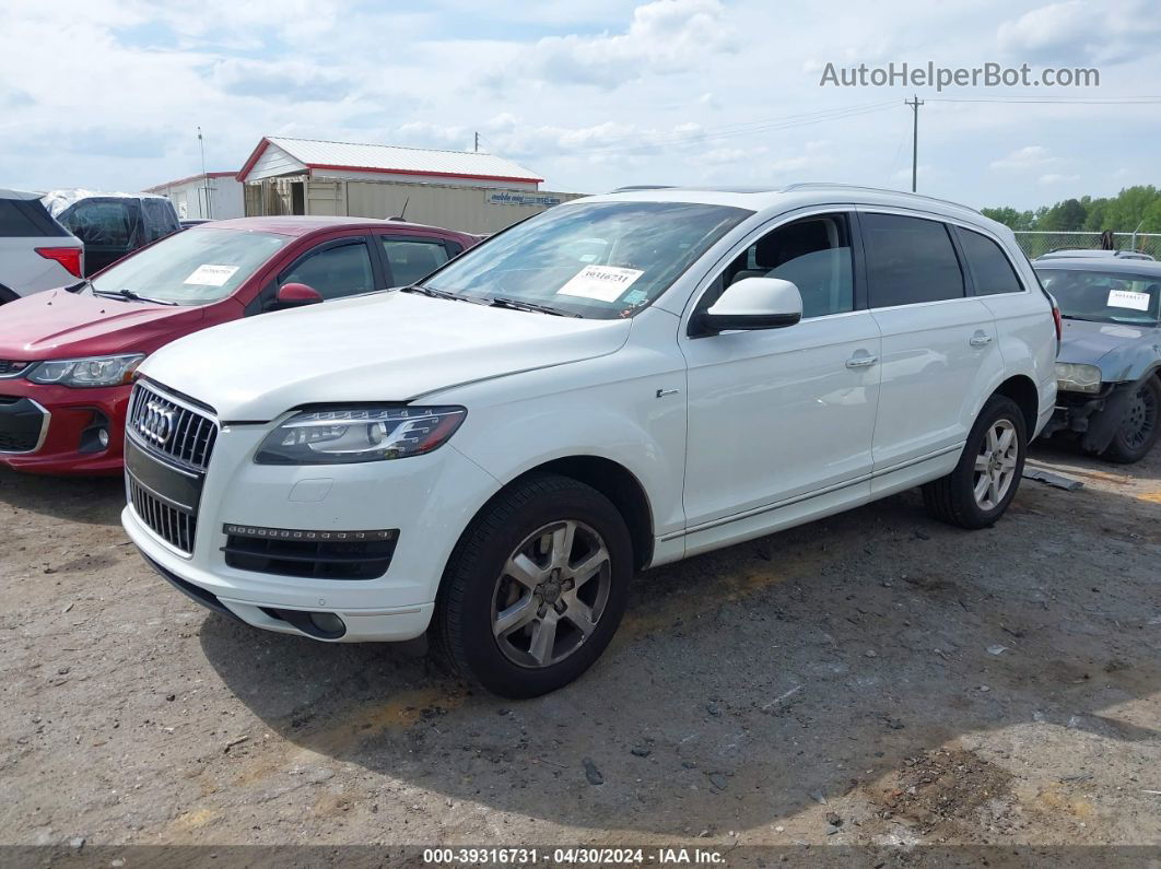 2015 Audi Q7 3.0t Premium White vin: WA1LGAFE3FD024516