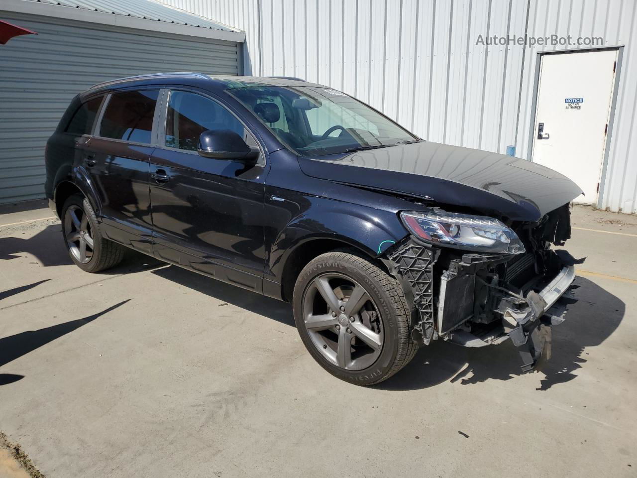 2015 Audi Q7 Premium Plus Black vin: WA1LGAFE4FD025206