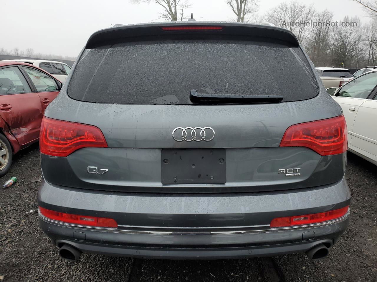 2015 Audi Q7 Premium Plus Gray vin: WA1LGAFE4FD028588