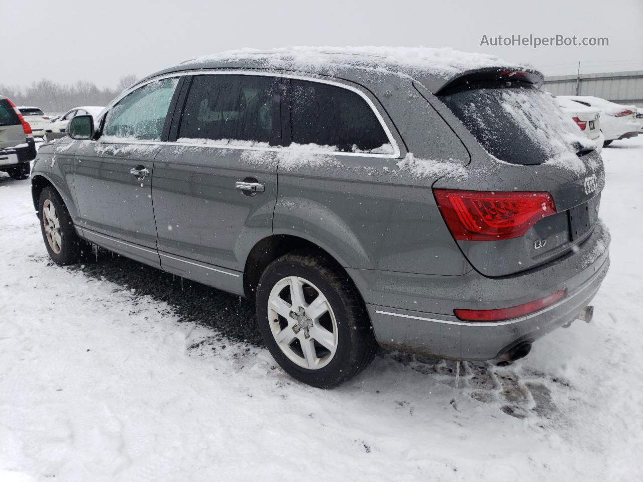 2015 Audi Q7 Premium Plus Gray vin: WA1LGAFE5FD001934