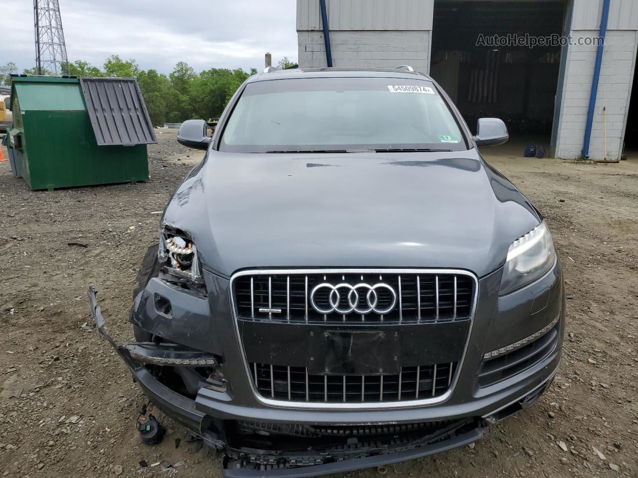 2015 Audi Q7 Premium Plus Charcoal vin: WA1LGAFE5FD007782