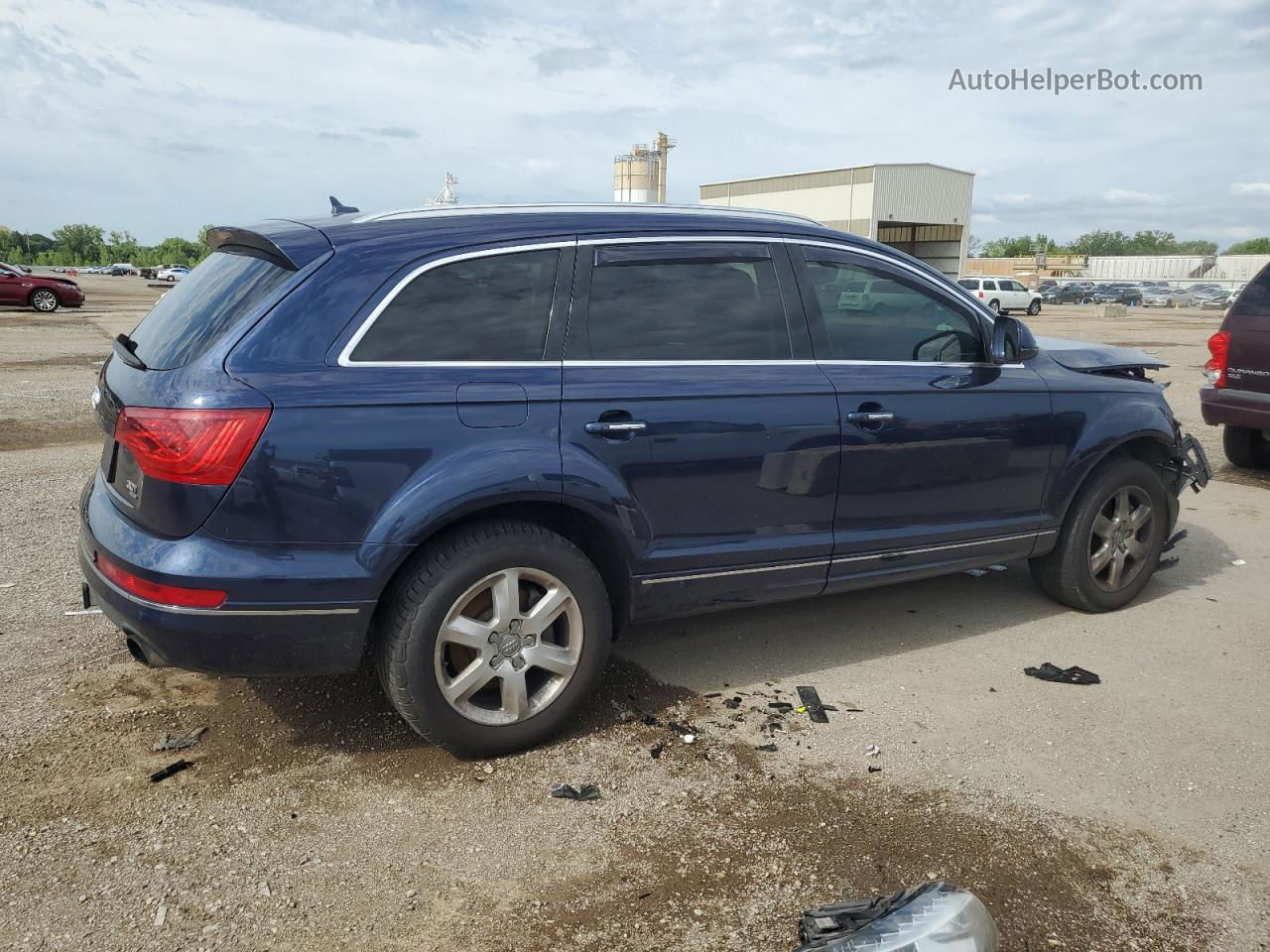 2015 Audi Q7 Premium Plus Blue vin: WA1LGAFE5FD009127