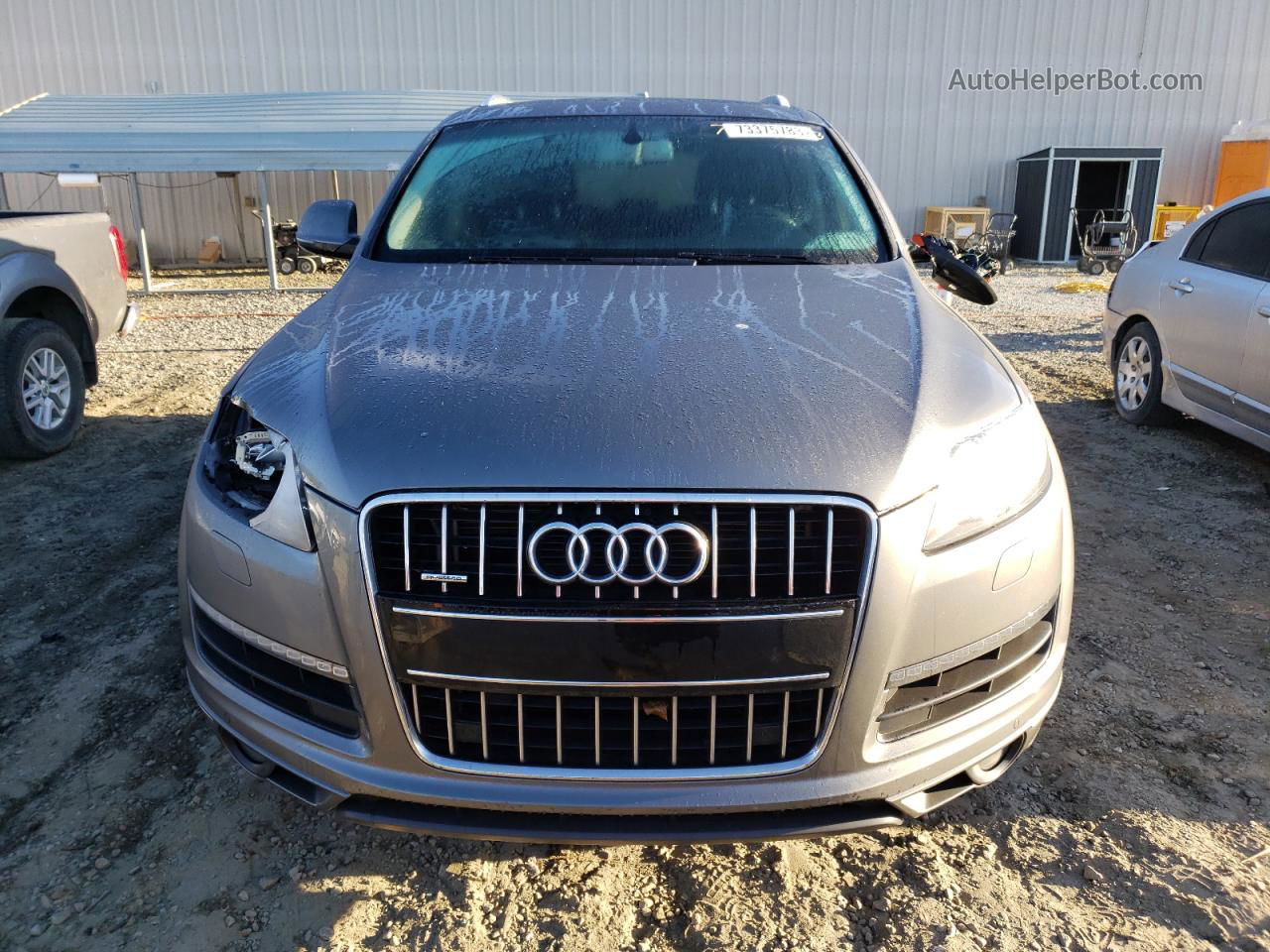 2015 Audi Q7 Premium Plus Gray vin: WA1LGAFE5FD014568