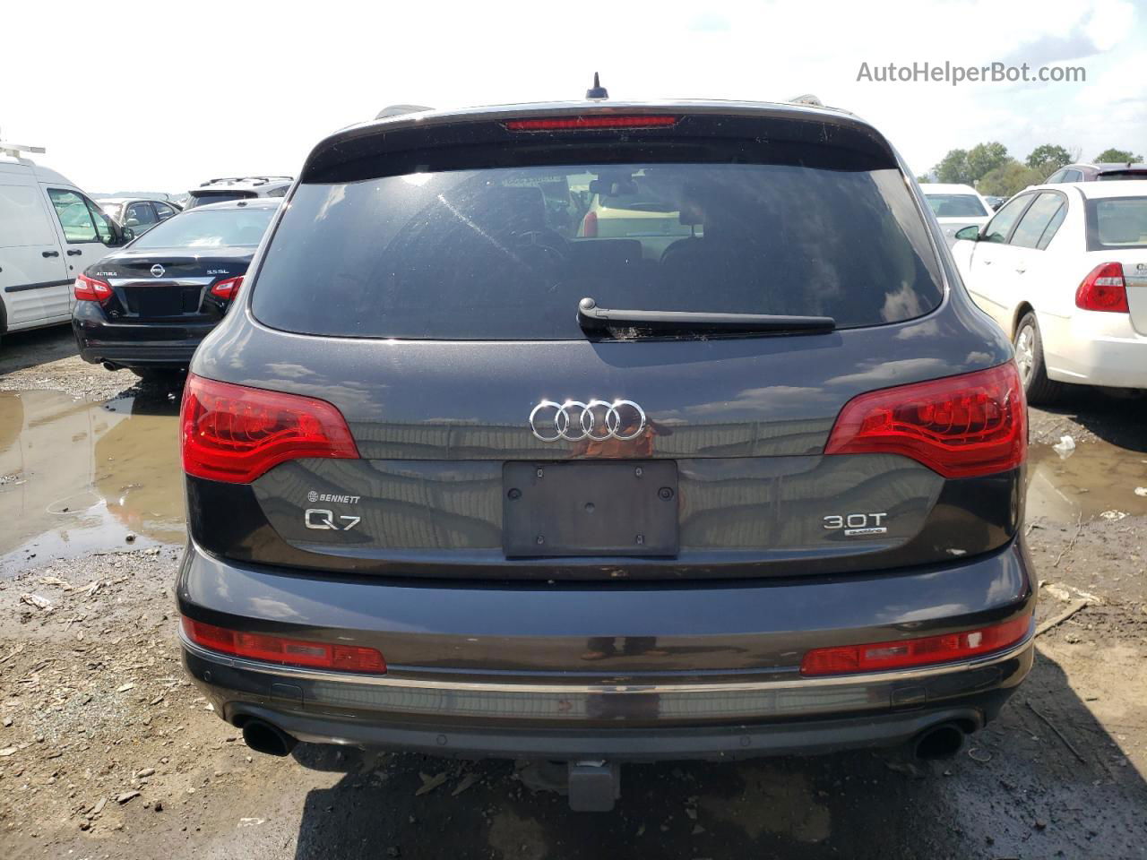 2015 Audi Q7 Premium Plus Серый vin: WA1LGAFE5FD014604