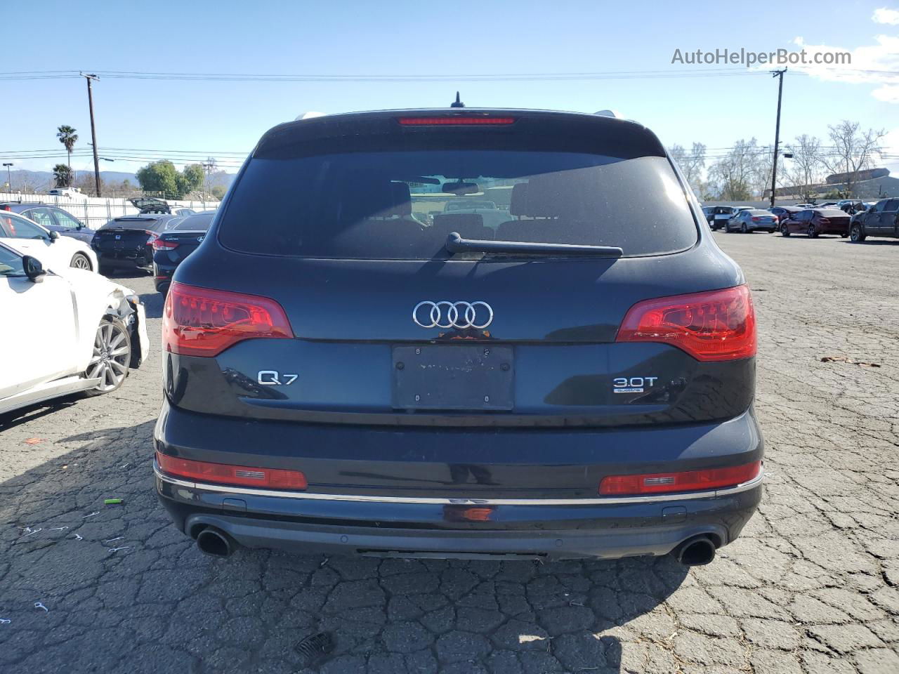 2015 Audi Q7 Premium Plus Black vin: WA1LGAFE6FD005183