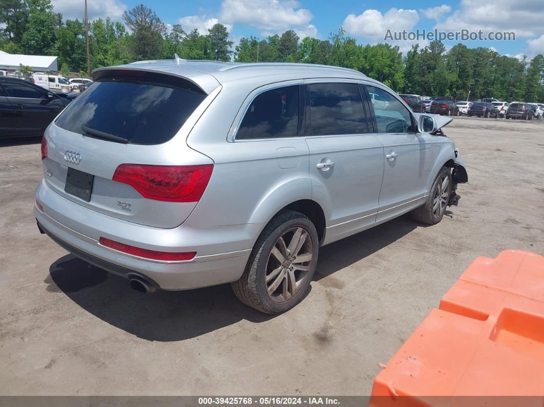 2015 Audi Q7 3.0t Premium Silver vin: WA1LGAFE6FD005815