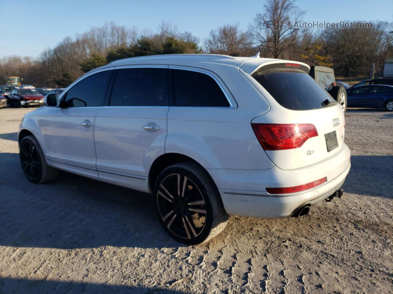 2015 Audi Q7 Premium Plus White vin: WA1LGAFE6FD013459