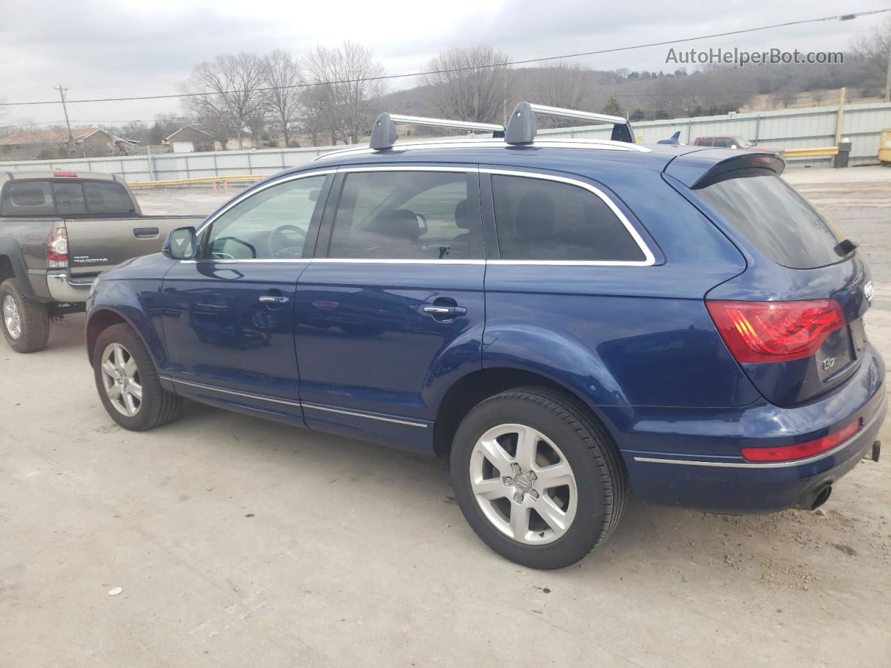 2015 Audi Q7 Premium Plus Blue vin: WA1LGAFE6FD020735