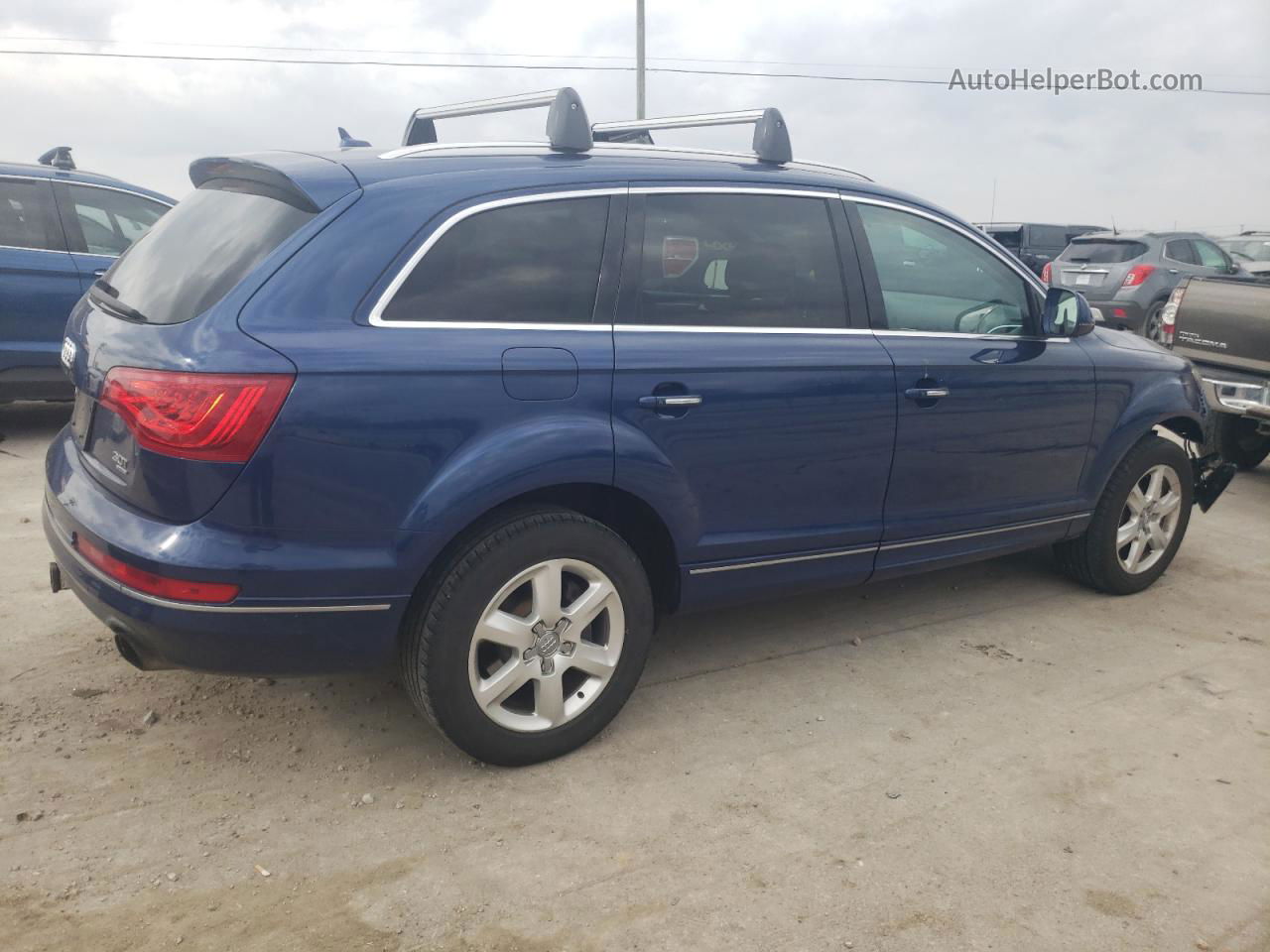 2015 Audi Q7 Premium Plus Blue vin: WA1LGAFE6FD020735