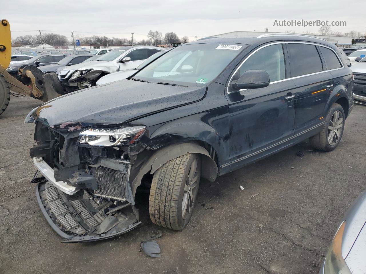 2015 Audi Q7 Premium Plus Black vin: WA1LGAFE6FD032142