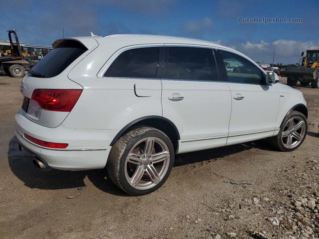 2015 Audi Q7 Premium Plus White vin: WA1LGAFE6FD032853