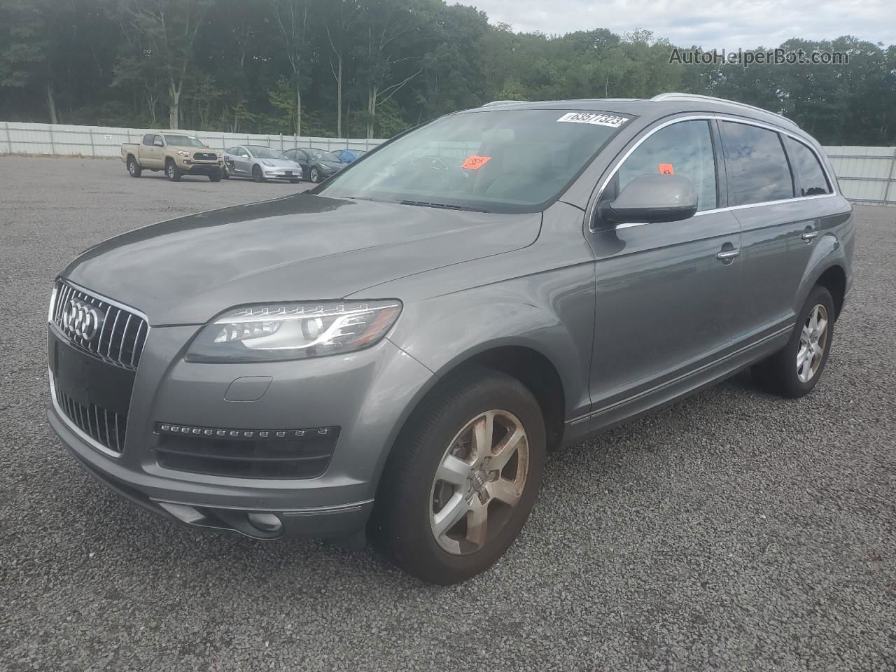 2015 Audi Q7 Premium Plus Gray vin: WA1LGAFE7FD006861