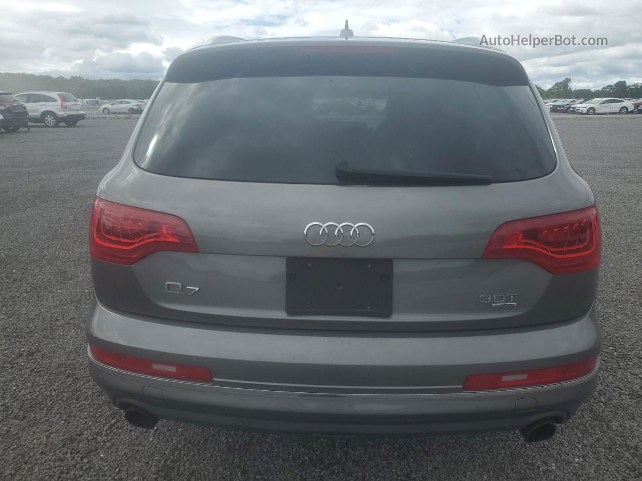 2015 Audi Q7 Premium Plus Gray vin: WA1LGAFE7FD006861