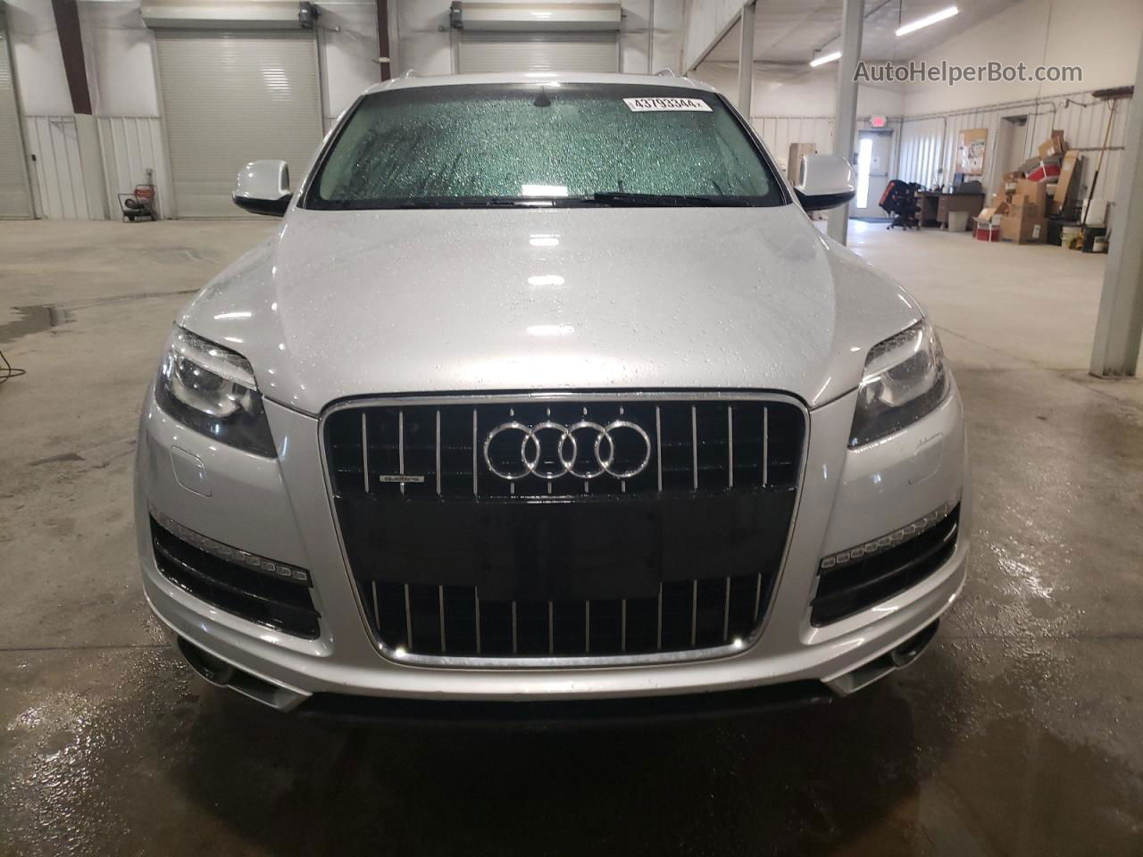 2015 Audi Q7 Premium Plus Silver vin: WA1LGAFE7FD009789