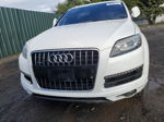 2015 Audi Q7 Premium Plus White vin: WA1LGAFE7FD012658