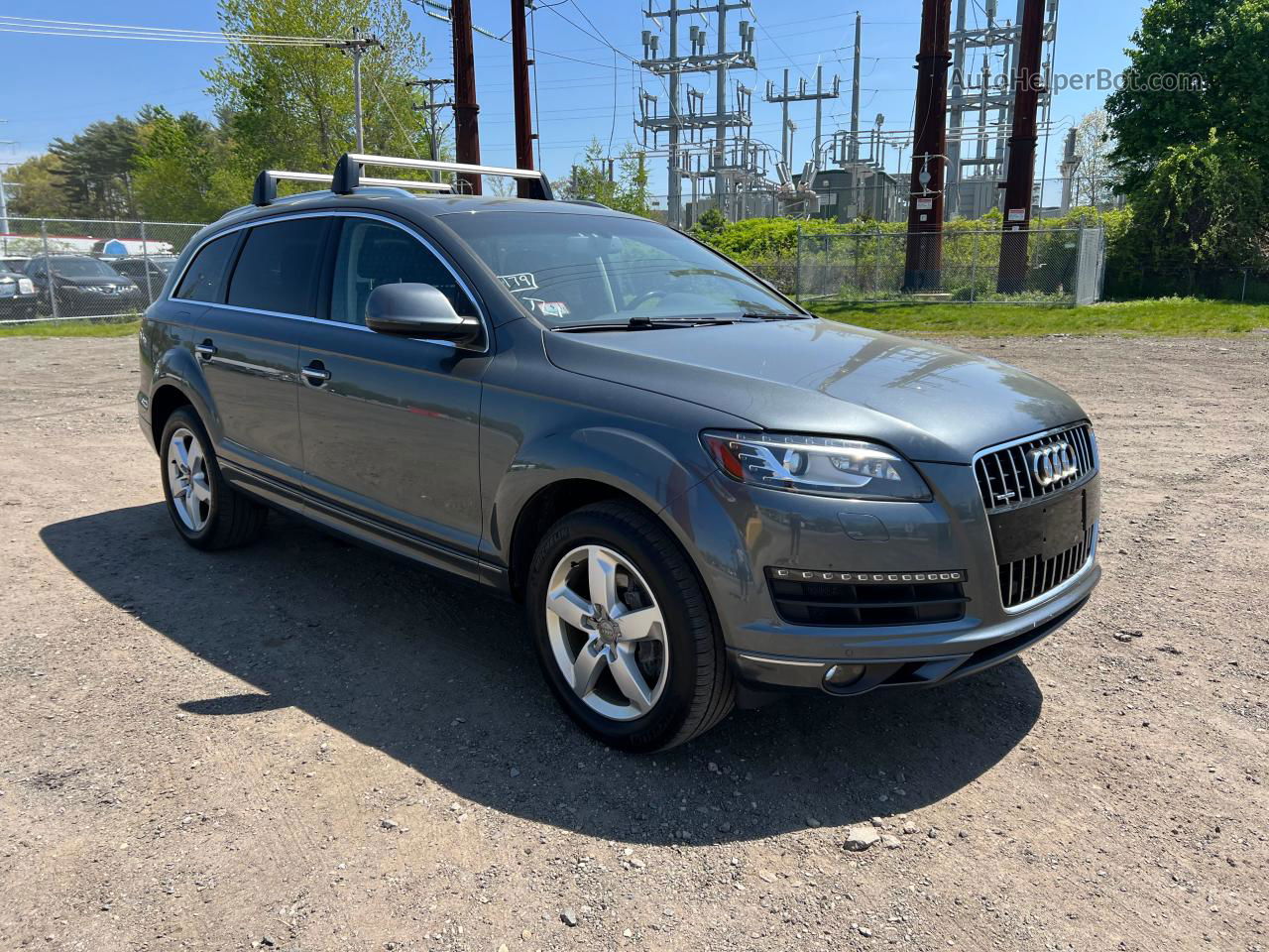 2015 Audi Q7 Premium Plus Gray vin: WA1LGAFE7FD013003