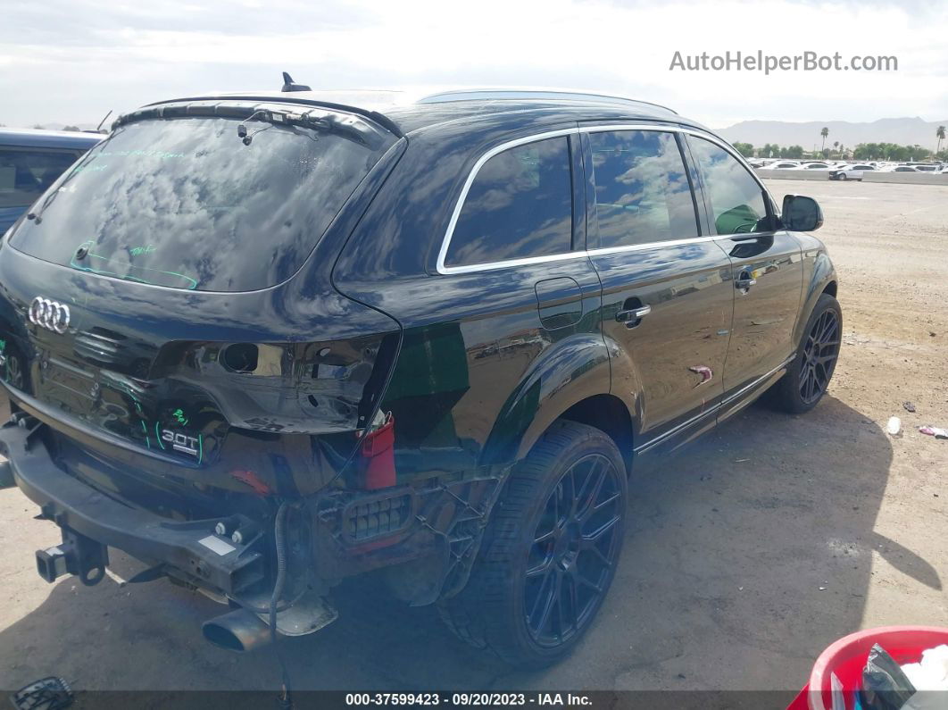 2015 Audi Q7 3.0t Premium Plus Black vin: WA1LGAFE7FD023658