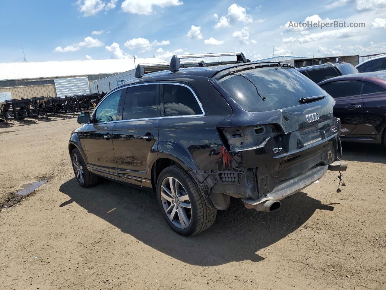 2015 Audi Q7 Premium Plus Черный vin: WA1LGAFE7FD025782