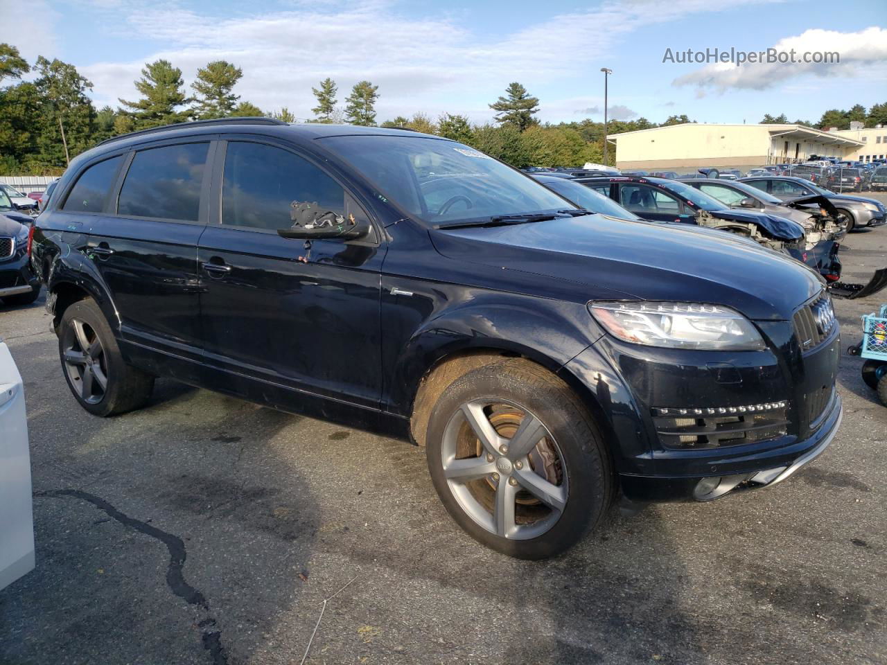 2015 Audi Q7 Premium Plus Black vin: WA1LGAFE8FD001586