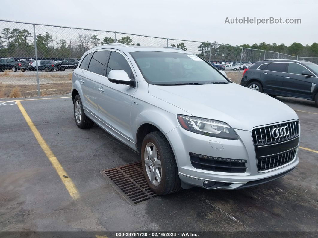 2015 Audi Q7 3.0t Premium Silver vin: WA1LGAFE8FD002138