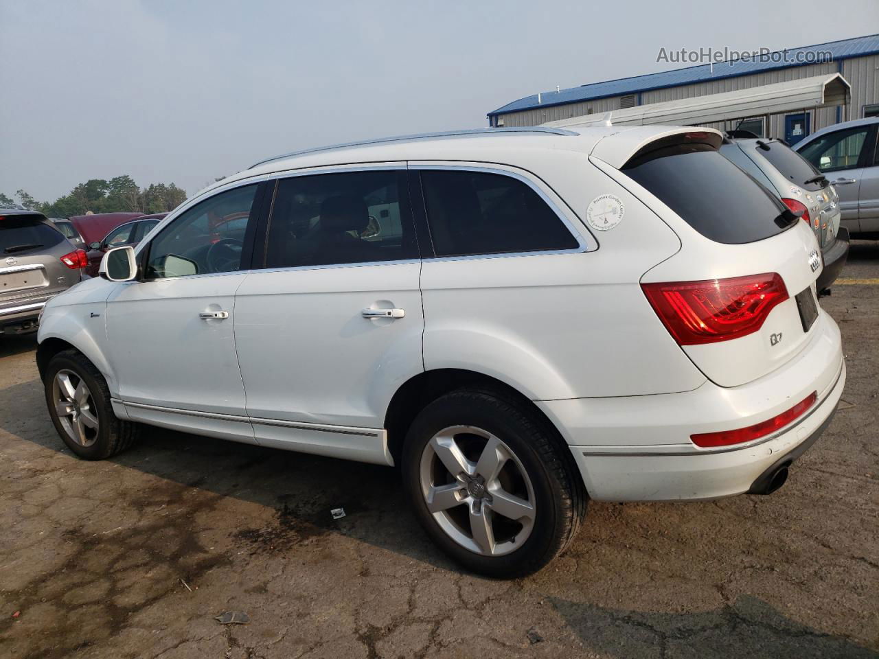 2015 Audi Q7 Premium Plus White vin: WA1LGAFE8FD002222