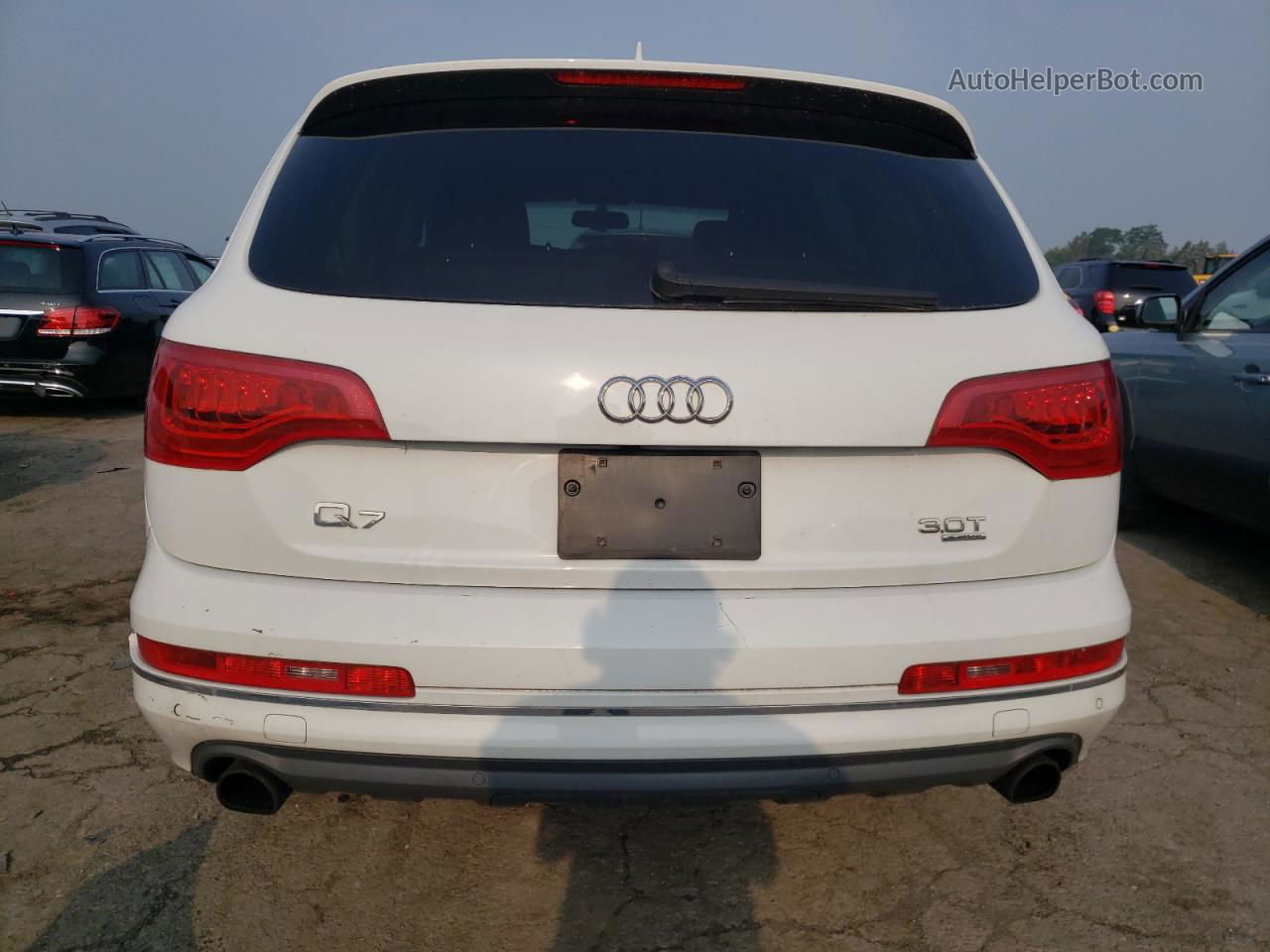 2015 Audi Q7 Premium Plus White vin: WA1LGAFE8FD002222